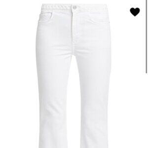Frame Denim Women's Crisp White Flare Jeans